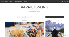 Desktop Screenshot of karriekwong.com